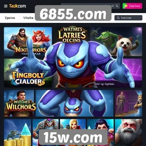 Destaques de jogos populares em 6855.com