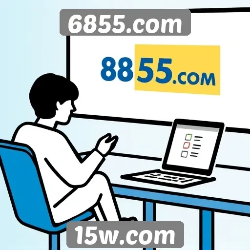 Recursos de usabilidade do site 6855.com